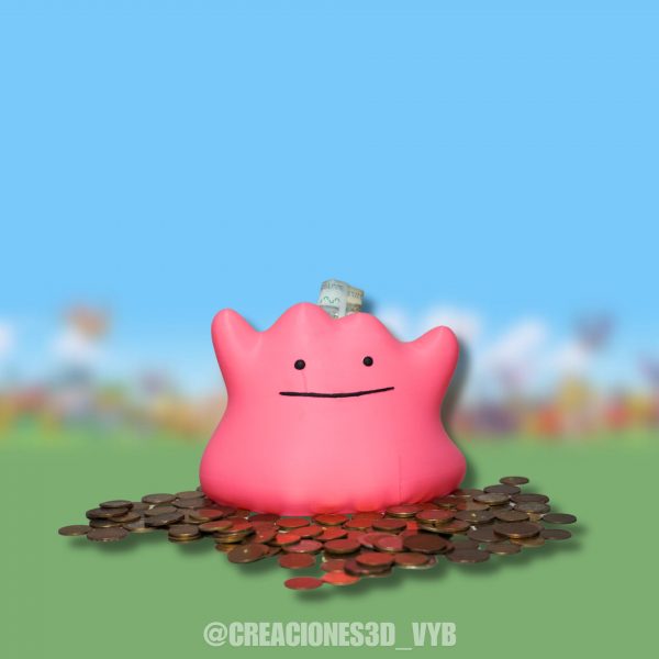 Alcancía Grande Pokémon Ditto