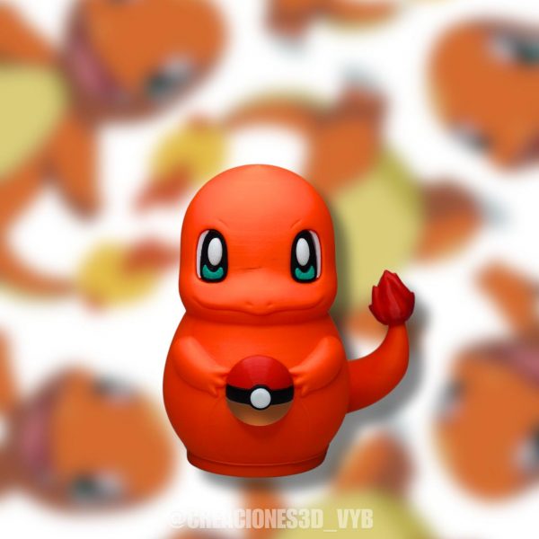 Alcancía Huevo Pokémon Charmander