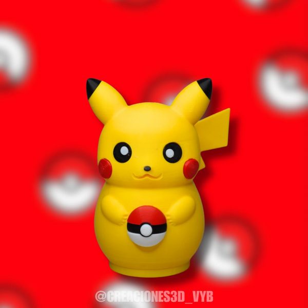Alcancía Huevo Pokémon Pikachu