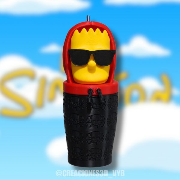 Vaso Bart Simpson con capucha